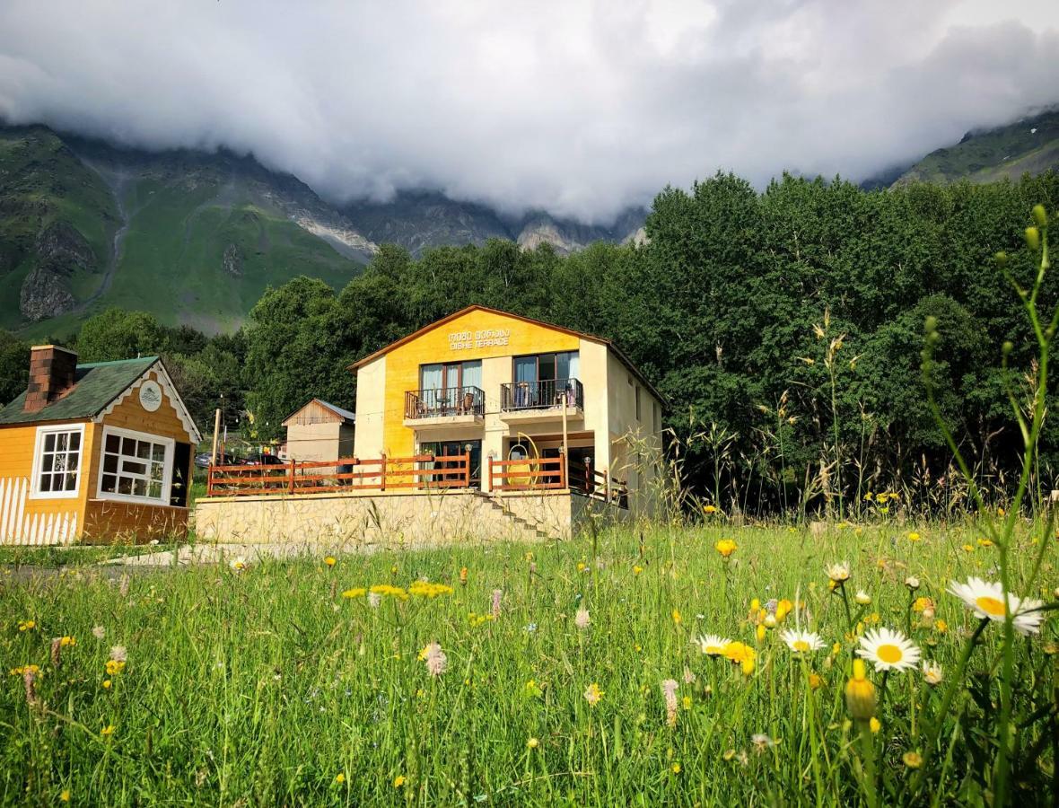 Oishe Terrace Hotel Kazbegi ภายนอก รูปภาพ