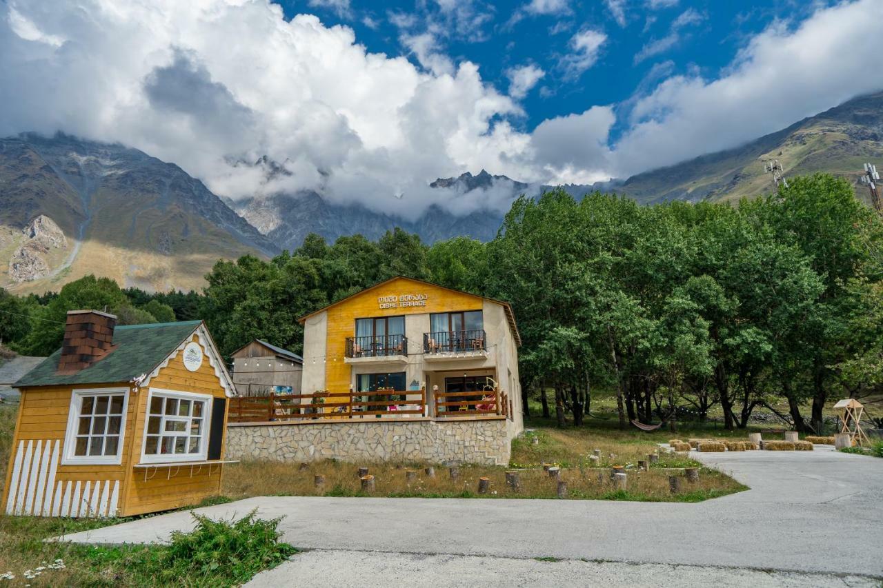 Oishe Terrace Hotel Kazbegi ภายนอก รูปภาพ