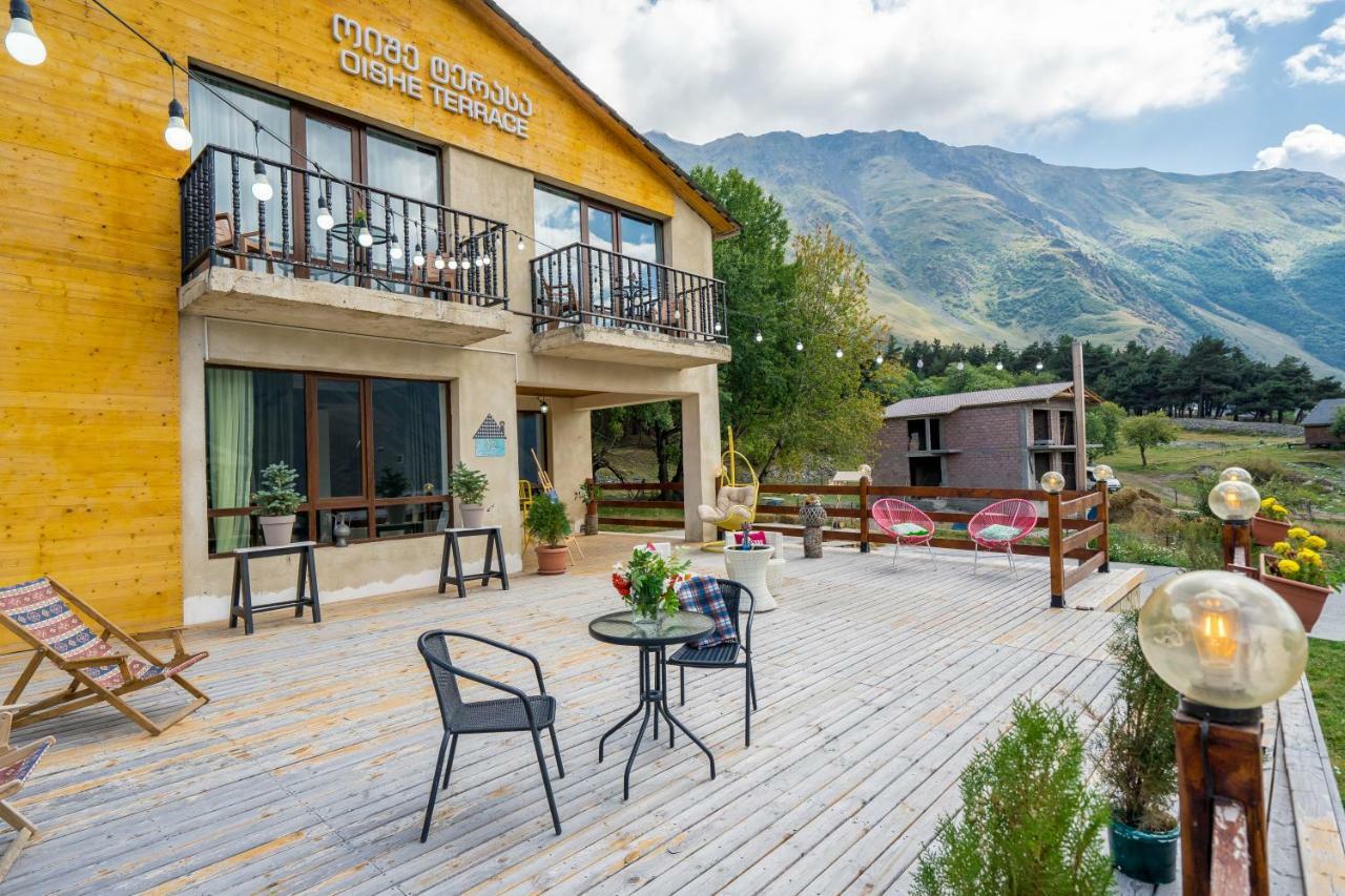 Oishe Terrace Hotel Kazbegi ภายนอก รูปภาพ